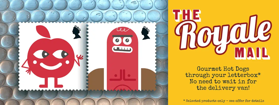 The Royale Mail: Hot Dogs through your letterbox! The Royale Mail: Hot Dogs through your letterbox!